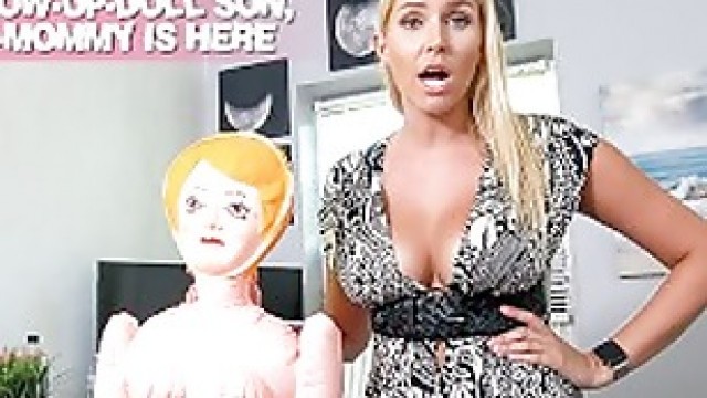 Big Titty Blonde MILF Plays Dress Up Nurse with Step Son Vanessa Cage