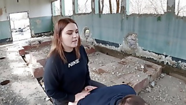 Public Fucking A Guy In POV After He Cums A Lot Russians Speak With Subtitles