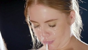 Alessandra Jane gets facialed after blowjob - Porn Movies - 3Movs